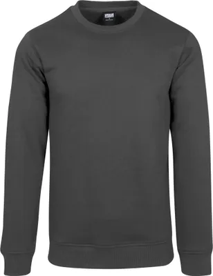 Image de Urban Classics - BASIC Crewneck Terry Pullover charcoal - S