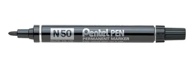 Produktbild von Pentel N 50 permanent marker Tip type Black 12 pcs