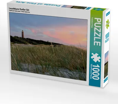 Produktbild von CALVENDO Puzzle Leuchtturm Darßer Ort | 1000 Teile Lege-Größe 64x48cm Foto-Puzzle für glückliche Stunden