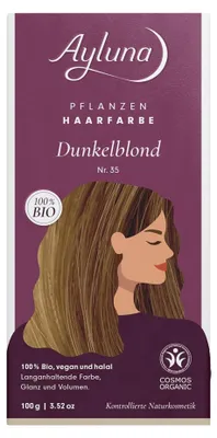 Produktbild von Ayluna Pflanzenhaarfarbe 35 Dunkelblond - 100g