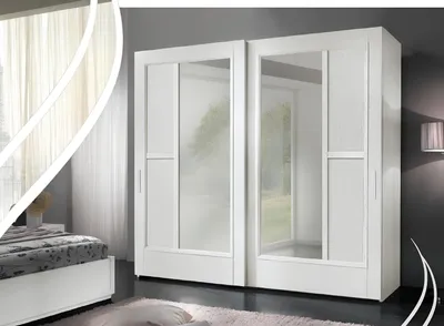 Produktbild von Luxus Schränke Kleider Kleiderschrank Schrank Schwebetüren Design Holz Modern
