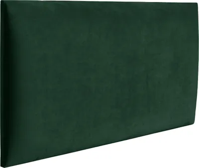 Produktbild von RAVIO Wandpaneel Wandkissen als Kopfteil für Bett 3D Wandverkleidung mit Schaumstoff Wandpolster Wanddeko (50 x 30 cm, Farbe: Flaschengrün - Magic Velvet 2225)