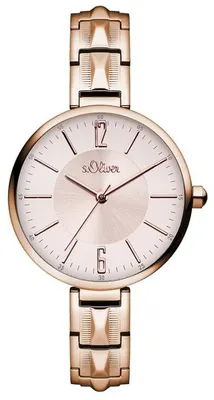Produktbild von S.Oliver Damenuhr Rosegold SO-3090-MQ