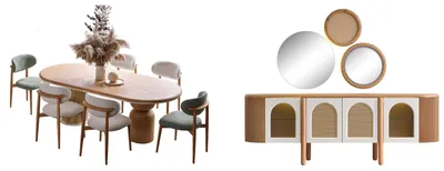 Produktbild von Begonvil Esszimmer Set, Set:Typ-1