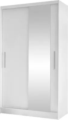 Produktbild von MIRJAN24 Schiebetürenschrank Costa VI, Kleiderschrank, Stilvoll Schlafzimmer Garderobenschrank (Farbe: Weiß)