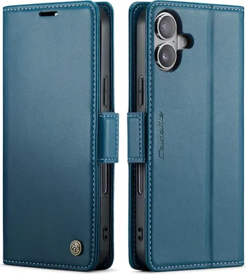 Produktbild von iPhone 17 Hülle - CaseMe 023 Wallet Klapphülle - Blau