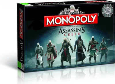 Produktbild von Monopoly Assassin’s Creed Brettspiel Gesellschaftsspiel Spiel Deutsch