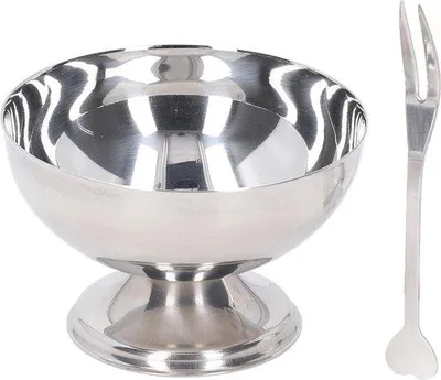 Produktbild von Eiswürfelkommode aus Edelstahl - für Eis und Salate - 250ml.