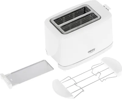 Produktbild von Camry CR 3219 Sandwichmaker 900W, 6 Stufen, Auftauen, 2 Scheiben, Weiß