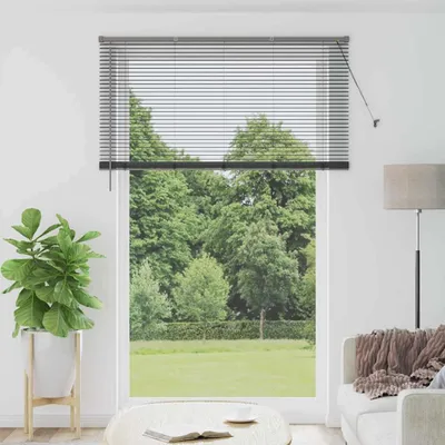 Immagine prodotto di Tendaggi a veneziana Grigio scuro 220 x 140 cm Alluminio