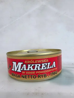 Zdjęcie produktu dla Makrela królewska w sosie pomidorowym Petropat 0,24 kg Petropat