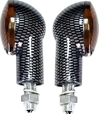 Produktbild von Blinker JMP Cateye kurz Rauchglas Carbon Optik