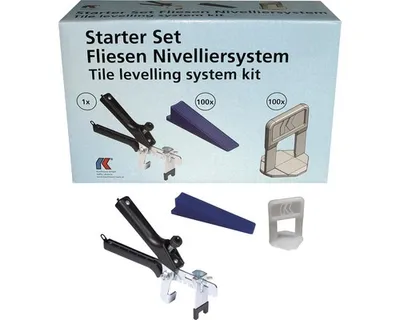 Produktbild von KAUFMANN Fliesen Nivelliersystem Starter-Set 3-teilig