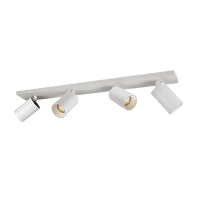 Produktbild von Arcchio Strahler Brinja, weiß, eckig, Ø 7 cm, 4-flg., GU10