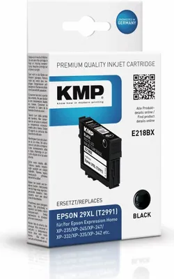Produktbild von KMP E218BX Tintenpatrone schwarz kompatibel mit Epson T 2991 XL