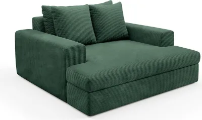 Produktbild von Comazzo - 2-Sitzer Sofa, 162x167x86 cm Grün, Abnehmbare Kissen