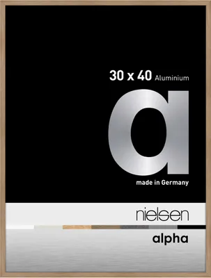 Obrázok produktu pre Hliníkový obrazový rám Nielsen Alpha 30x40 cm dub