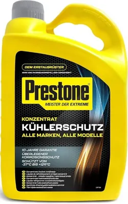Produktbild von Prestone Kühlmittel Kühlerfrostschutz 4L Gelb -37°C +129°C Antifreeze Konzentrat