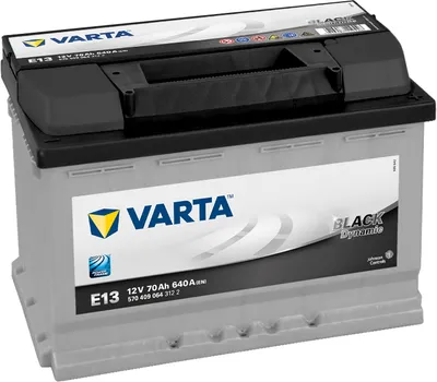 Produktbild von VARTA E13 Black Dynamic 12V 70Ah 640A Autobatterie 570 409 064
