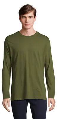 Produktbild von SOLS - "Imperial" T-Shirt für Herren Langärmlig LT1981 (XXL) (Dunkel-Khaki)