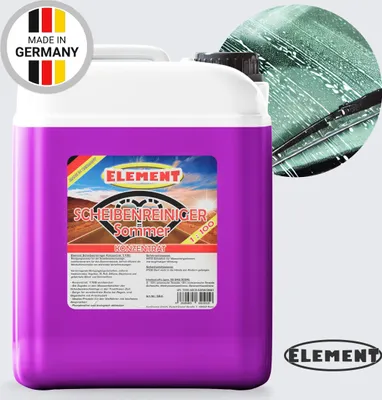 Produktbild von Scheibenklar SCHEIBENREINIGER I 10 Liter I sommer konzentrat I 1:100 I insektenlöser I Klarsicht Scheiben Klar