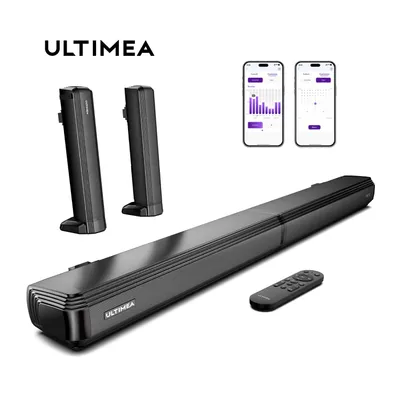 Produktbild von ULTIMEA 2.2-Kanal Soundbar für TV Geräte, teilbare 2-in-1 Soundbar , Bluetooth® 5.3, 3 EQ-Modi und verstellbarem Bass, ARC/Optisch/Aux, Apollo S40