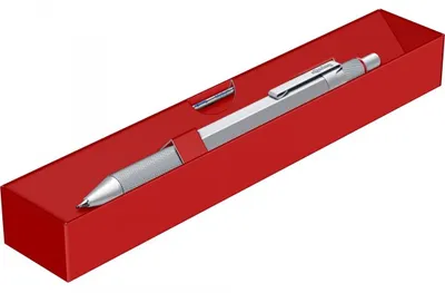 Imagen del producto de Rotring 2164109 rotring 600 Multipen 3in1 silber Feinminenstift Kugelschr. bl/rot