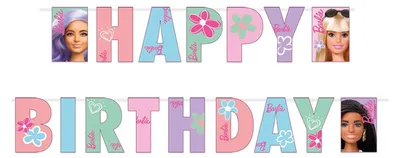 Immagine prodotto di Festa Barbie Buon Compleanno Girlande
