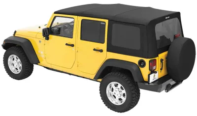 Obrázek produktu pro Náhradní měkká střecha Bestop černá Jeep Wrangler JK Unlimited 07-09