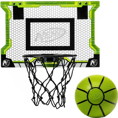 Produktbild von Nerf Basketballset Pro Hoop - Indoor Basketballkorb für Kinder