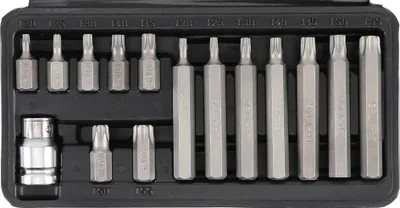 Immagine prodotto di Kraftmann 5040 Set di punte con profilo a T 15 pz