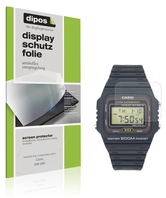 Produktbild von 6x Schutzfolie für Casio DW-260 matt Displayschutzfolie Folie Display Schutz dipos