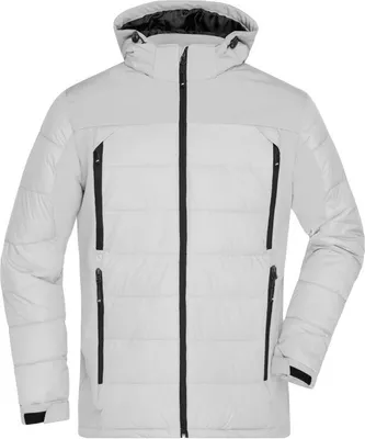 Produktbild von Thermojacke in attraktivem Materialmix white, Gr. 3XL