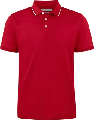 Produktbild von Polo-Shirt Greenville Regular Fit mit Stretch, Perlmutt-Knöpfen und Kragenstreifen