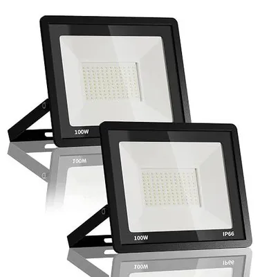 Zdjęcie produktu dla Reflektor LED 100W 10000LM z czujnikiem ruchu oświetlenie zewnętrzne