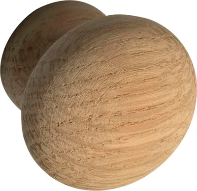 Produktbild von Alles im Griff Möbelknopf Hemera ø 45mm - Möbelknauf aus Holz Tiefe 29mm - Knauf für Schrank, Eiche roh