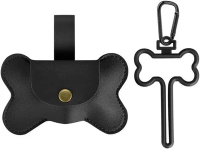 Produktbild von Famanu Halter für Hundekotbeutel mit Clip-On - Schwarz