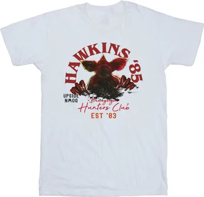 Produktbild von Netflix - "Stranger Things Hunters Club" T-Shirt für Herren BI45842 (4XL) (Weiß)