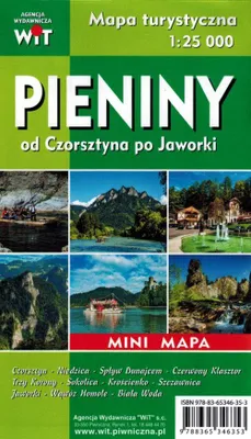 Immagine prodotto di Pieninen Mini mappa laminata 1:25.000 WiT