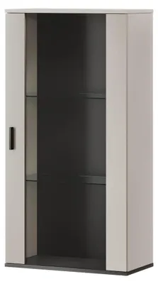 Produktbild von Cama SOHO 201089, Lagerschrank, Wand-montiert, Wandschrank, 2 Regale, 1 Tür(en), Grau