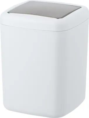 Produktbild von WENKO Schwingdeckel Müll Eimer 3 L Barcelona Abfall Kosmetik Bad Gäste WC Küchen