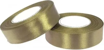 Produktbild von Satinband 25 mm x 32 m Gold