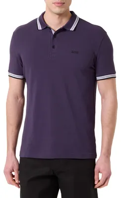 Produktbild von BOSS Herren Polohemd Paddy aus 100% Baumwolle, Modell 10241663 01