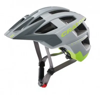 Produktbild von Fahrradhelm Cratoni AllSet (MTB) Gr. S/M (54-58cm) grau/neongelb matt