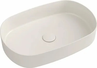 Produktbild von Isvea INFINITY OVAL Aufsatzwaschbecken 55x36cm, Ivory
