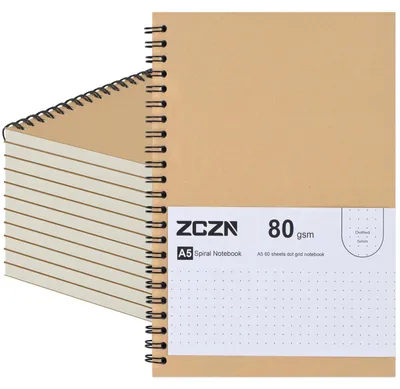 Image de Cahier A5, 12 pièces, reliure spirale
