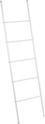 Immagine prodotto di Portasciugamani in acciaio, gancio appendiabiti, 43 x 156,5 x 3,5 cm, bianco
