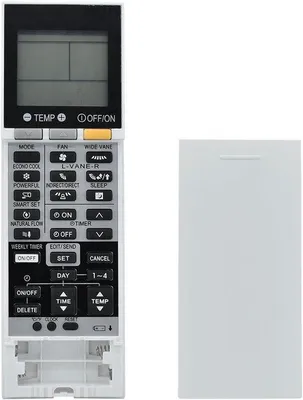 Image de Télécommande de rechange pour climatiseurs Mitsubishi, noire, compatible avec différents modèles