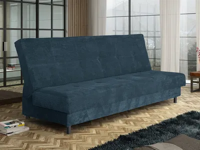 Obrázek produktu pro Rozkládací pohovka na každodenní spaní SABANA - tmavá modrá