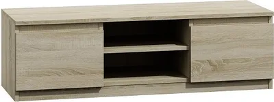 Produktbild von TV Schrank Lowboard Fernseher Schrank TV Möbel Fernsehtisch Sonoma weiß, Farbe:Sonoma, Größe:120cm